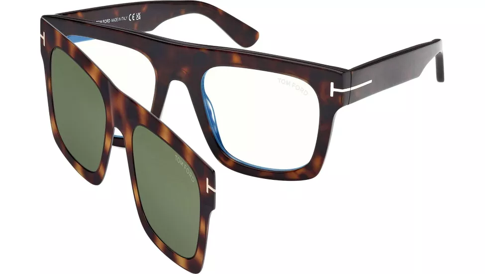 Tom Ford FT6068-B (052) 53 | Klipsli Unisex Kahverengi Güneş Gözlüğü